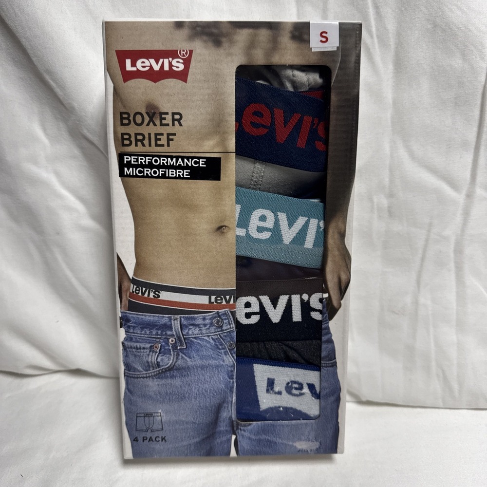 Levi's Men's Boxer Briefs Size  Small Pack Of 4